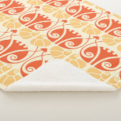 Couverture Sherpa Champignons de style moderne : Motif tendance (3/4)