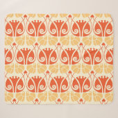 Couverture Sherpa Champignons de style moderne : Motif tendance (Devant (Horizontal))
