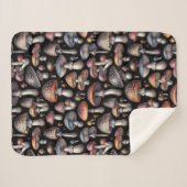 Couverture Sherpa Champignons Rêveurs (Devant (Horizontal))