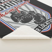 Couverture Sherpa Champions de boxe personnalisés Boxer Fitness Gym (3/4)