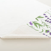 COUVERTURE SHERPA CHAMPS LAVENDER (3/4)