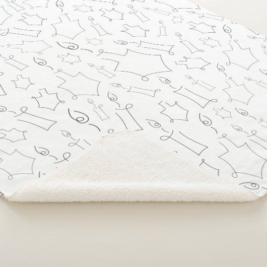 Couverture Sherpa Chanoukah (3/4)