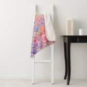 Couverture Sherpa Chants d'oiseaux parmi les fleurs (En situation)