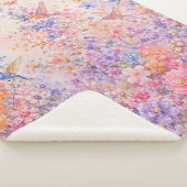 Couverture Sherpa Chants d'oiseaux parmi les fleurs (3/4)