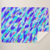 Couverture Sherpa Chaos de couleur Sherpa Blanket (Devant (Horizontal))