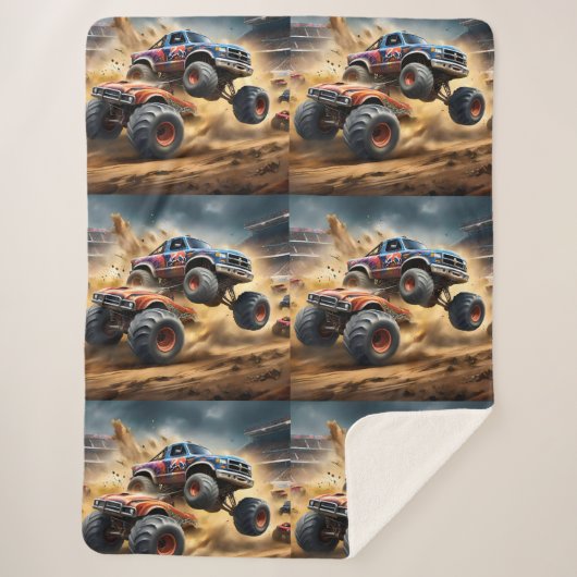Couverture Sherpa Chaos sur les roues : Monster Truck Smash Derby (Devant)