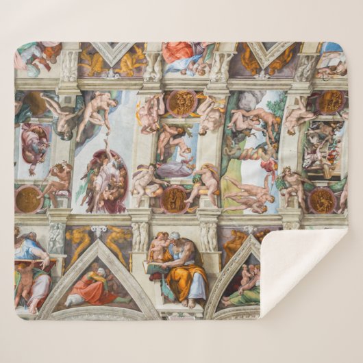 Couverture Sherpa Chapelle Sixtine Michelangelo - Vatican, Rome, Ita (Devant (Horizontal))