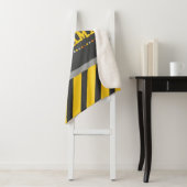 Couverture Sherpa Chariot de vidange de construction Nom du monogram (En situation)