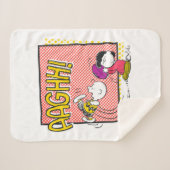 Couverture Sherpa Charlie Brown et Lucy Football Comic Graphic (Devant (Horizontal))