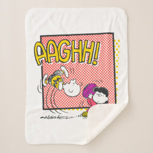 Couverture Sherpa Charlie Brown et Lucy Football Comic Graphic