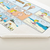 Couverture Sherpa Charlie Brown & Glace Sally À La Plage (3/4)