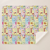 Couverture Sherpa Charlie Brown, Snoopy & Sally | Crème glacée (Devant (Horizontal))