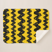 Couverture Sherpa Charlie Brown Zig Zag Motif (Devant (Horizontal))