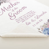 Couverture Sherpa Charme parisien Bleu & Rose Mère de la Salle (3/4)