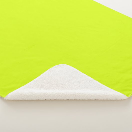 Couverture Sherpa Chartreuse jaune (3/4)