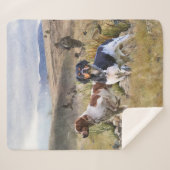 Couverture Sherpa Chasse à la caille avec un Espagnol breton, Art (Devant (Horizontal))