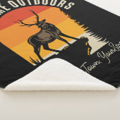 Couverture Sherpa Chasse AJOUTER LE NOM À L'Extérieur Deer Elk Wilde (3/4)