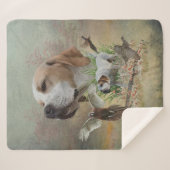 Couverture Sherpa Chasse au faisan avec pointeurs, Art (Devant (Horizontal))