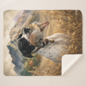Couverture Sherpa Chasse au Pointer Anglais ,Perdrix Chukar (Devant (Horizontal))