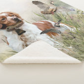 Couverture Sherpa Chasse avec un chien breton, Art (3/4)