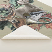 Couverture Sherpa Chasser avec un Weimaraner, "Grey Ghost" (3/4)