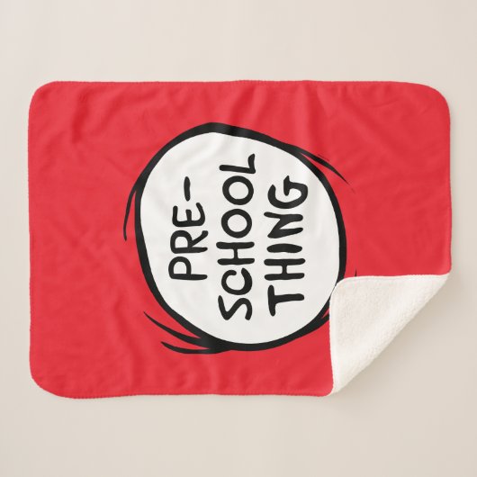 Couverture Sherpa Chat dans le Casquette | Choses préscolaires (Devant (Horizontal))