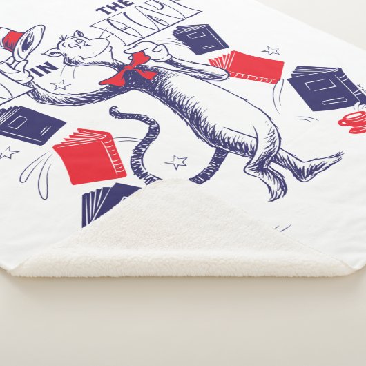 Couverture Sherpa Chat dans le Casquette | Lecture de livres (3/4)