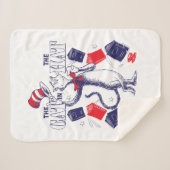 Couverture Sherpa Chat dans le Casquette | Lecture de livres (Devant (Horizontal))