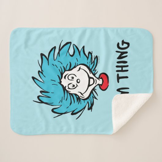 Couverture Sherpa Chat dans le Casquette | Une chose deux - Maman ch (Devant (Horizontal))