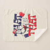 Couverture Sherpa Chat dans le Casquette | Voilà... (Devant (Horizontal))