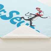 Couverture Sherpa Chat dans le logo Vintage Casquette (3/4)