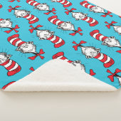 Couverture Sherpa Chat Dans Le Motif Casquette (3/4)