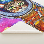 Couverture Sherpa Chat d'astronaute drôle (3/4)