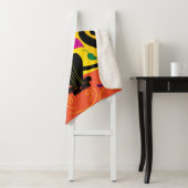Couverture Sherpa Chat de brise effrayant (En situation)