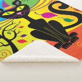 Couverture Sherpa Chat de brise effrayant (3/4)