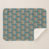 Couverture Sherpa Chat de chien personnalisé ou toute photo personna (Devant (Horizontal))