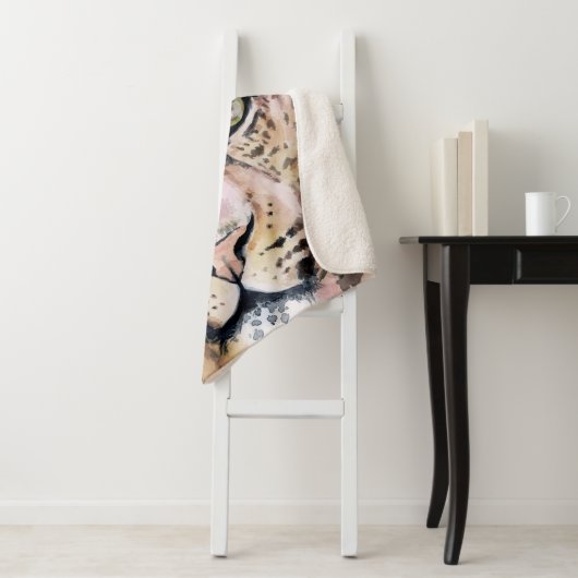 Couverture Sherpa Chat de la jungle - Cheetah (En situation)