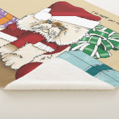 Couverture Sherpa Chat de Noël Perse (3/4)