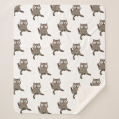 Couverture Sherpa Chat drôle (Devant)