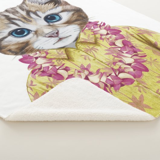 Couverture Sherpa Chat hawaïen de Kitty (3/4)