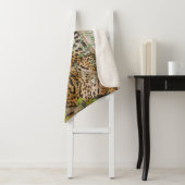 Couverture Sherpa Chat Léopard Animal (127 cm X 152 cm) (En situation)