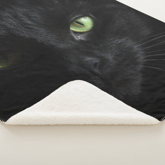 COUVERTURE SHERPA CHAT NOIR (3/4)