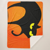 Couverture Sherpa Chat noir (Devant)