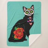 Couverture Sherpa Chat noir de Sugar (Devant)