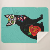 Couverture Sherpa Chat noir de Sugar (Devant (Horizontal))