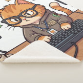 Couverture Sherpa Chat Royal (3/4)