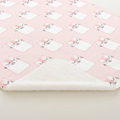 Couverture Sherpa Chat souriant (3/4)