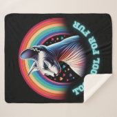 Couverture Sherpa Chat Sphynx Chaud  (Devant (Horizontal))