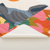 Couverture Sherpa Chat Sunny Garden (3/4)