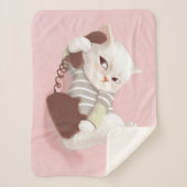 Couverture Sherpa Chat sur le téléphone (Devant)